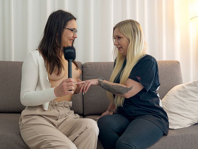 Jenny_Stella Porno Video: OMG! AO-s*x mit per***sem Moderator! Die INTERVIEW -ESKALATION mit Lena Nitro