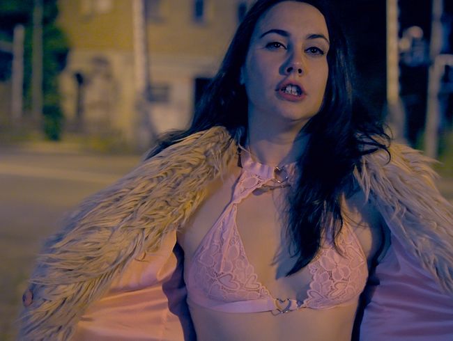 Jenny_Stella Porno Video: WTF! WAR das noch LEGAL mitten in der NACHT!? AO fi**EN nach Straßenautorennen!